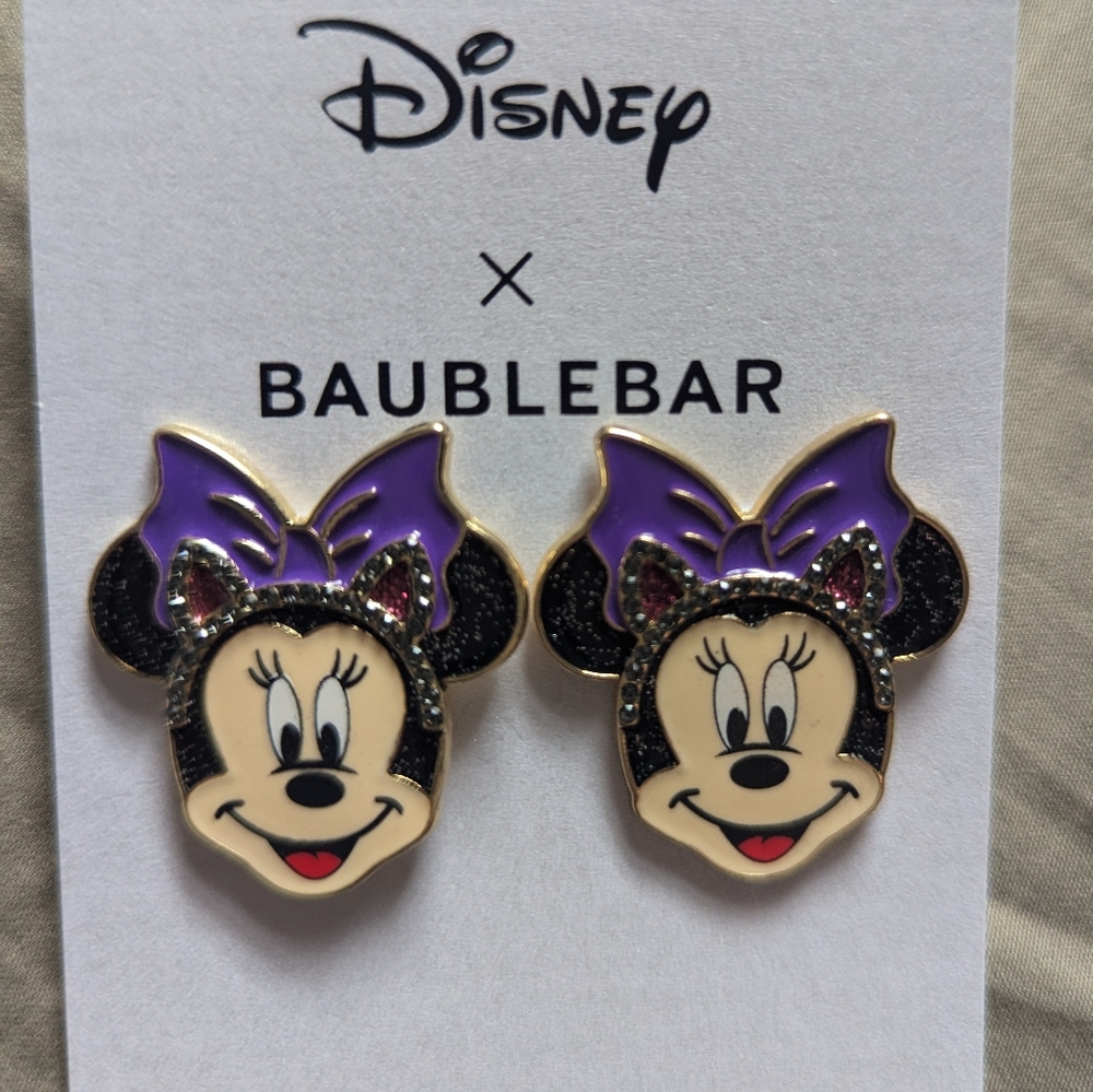 Baublebar Disney Minnie Mouse Cat Stud Earrings
